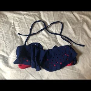 Endless Sun Halter Bandeau Bikini Top size Small